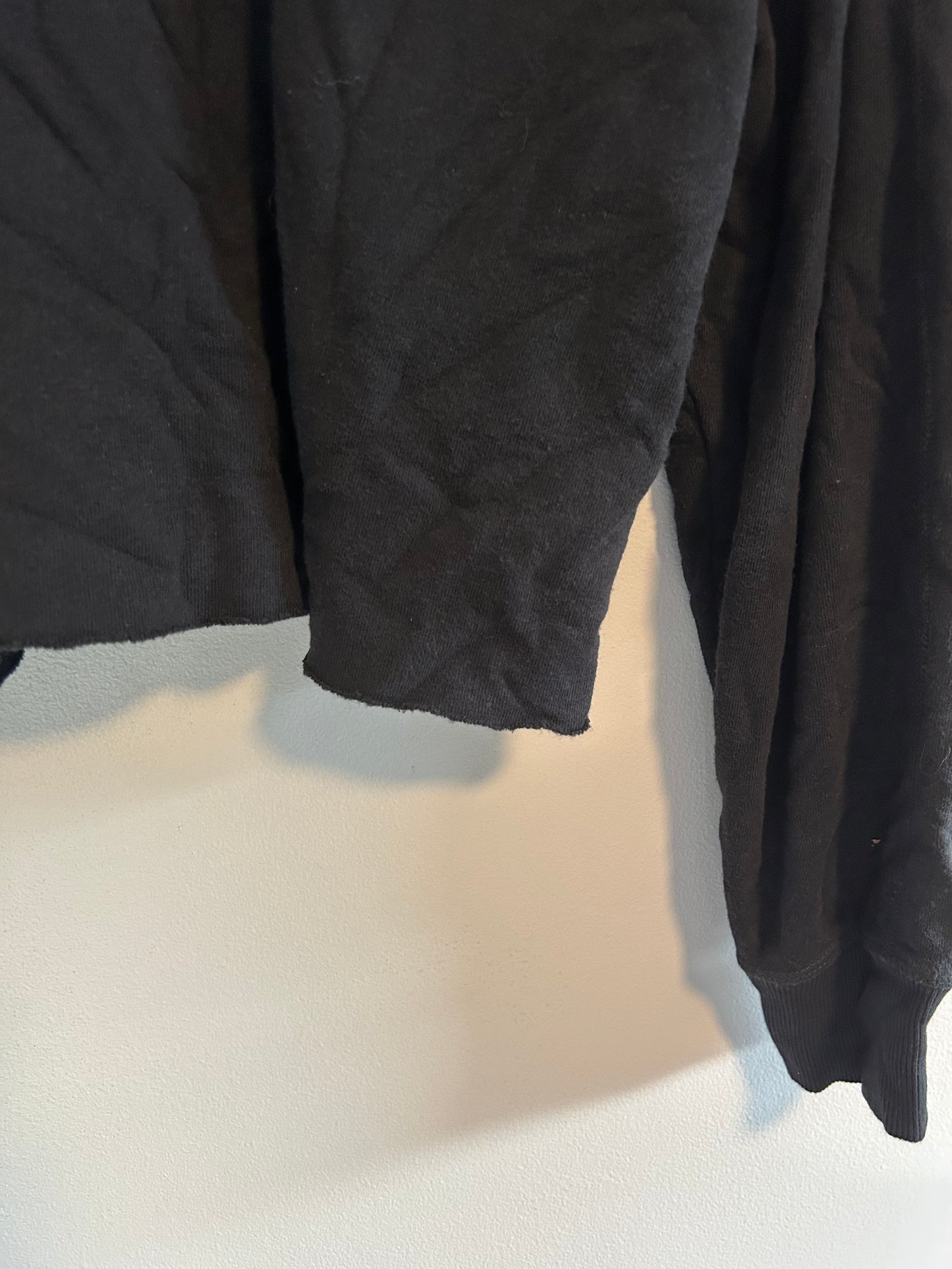 Offline by aerie large black low cut back copped sweater