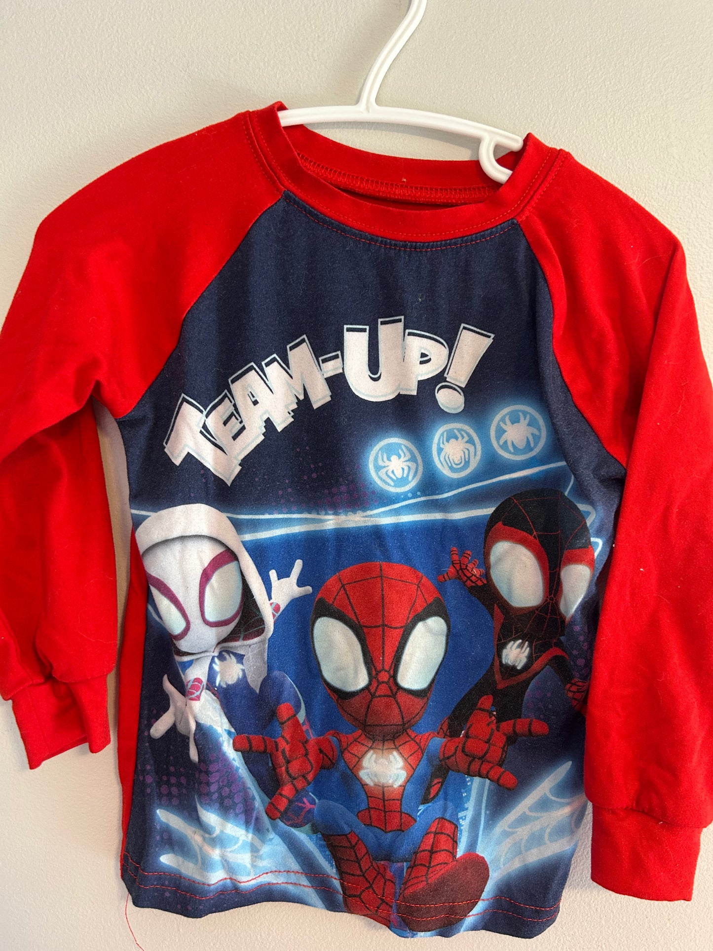 Spiderman 2t blue & red sleep awe