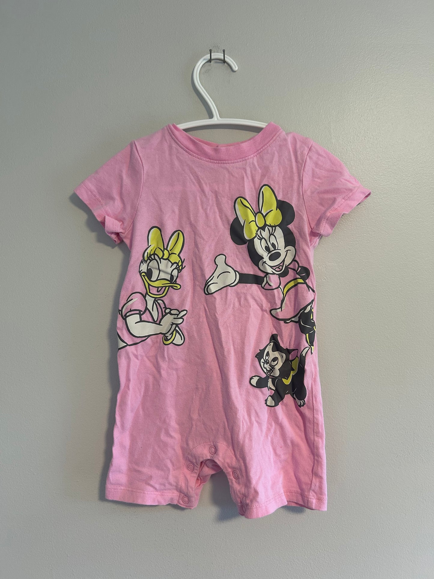 Joe fresh 6/12m pink Minnie romper