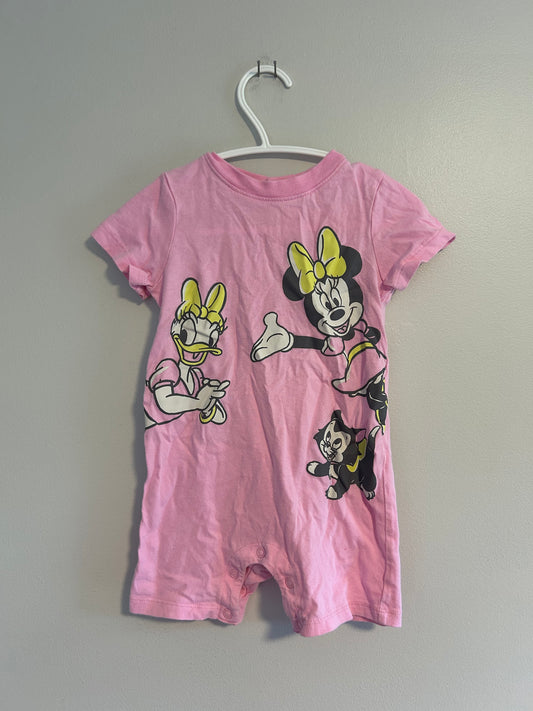 Joe fresh 6/12m pink Minnie romper
