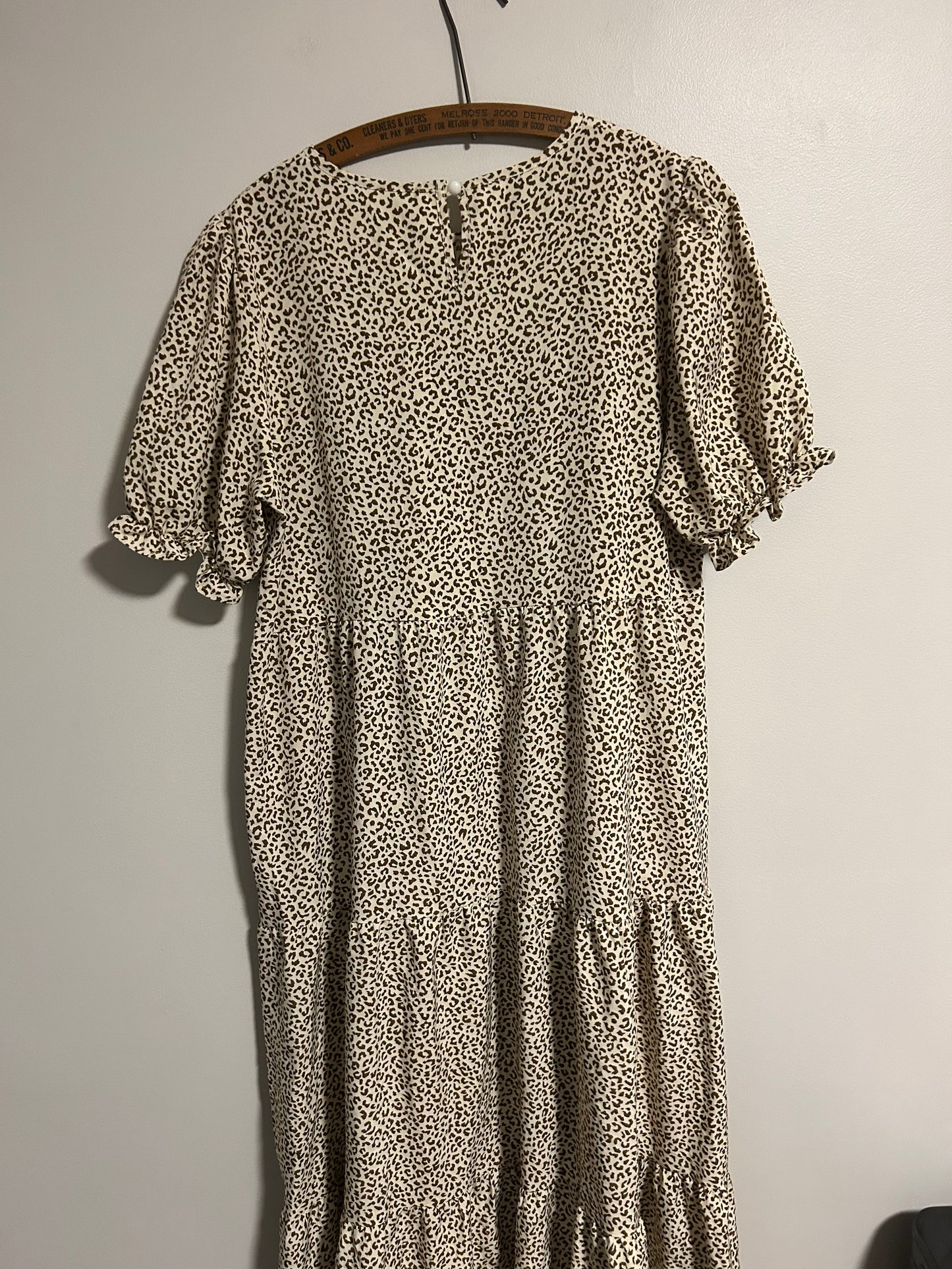 Shein large cheetah dress