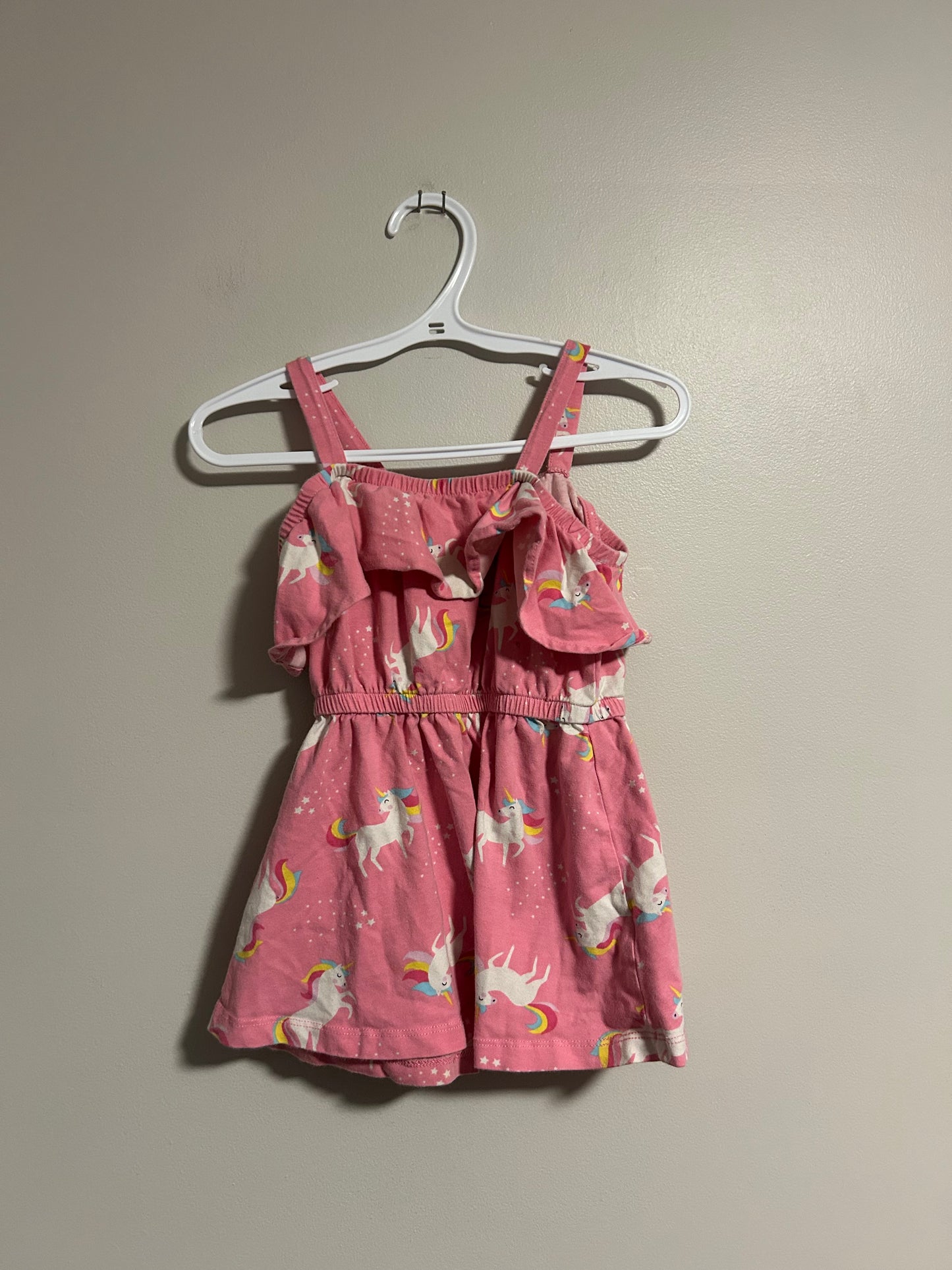 Pekkle 2 pink unicorn dress