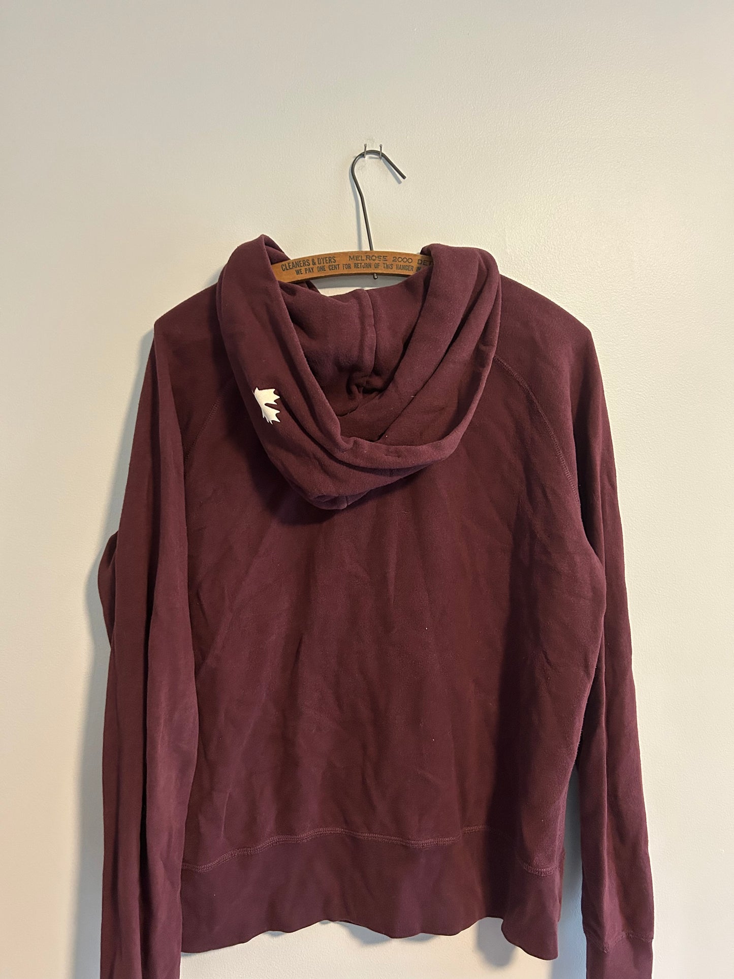 Roots medium burgundy hoodie