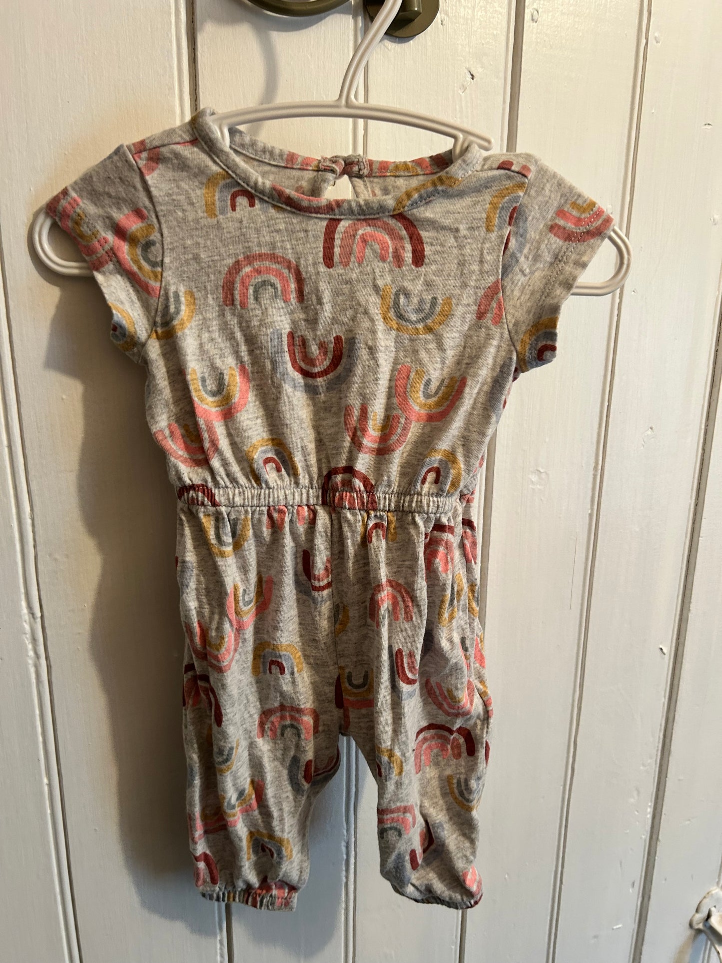 Old navy 0/3m rainbow romper