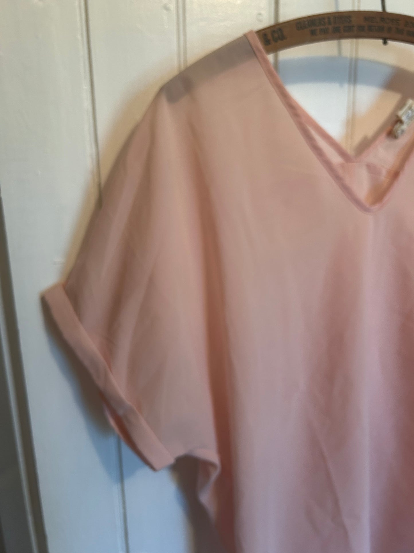 Japna large pink sheer blouse
