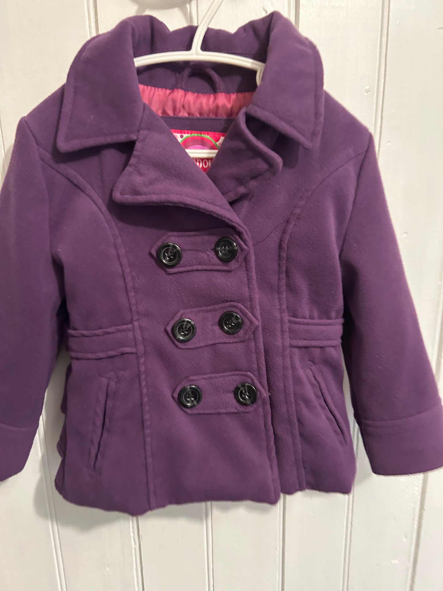 Dollhouse 24m purple pea coat