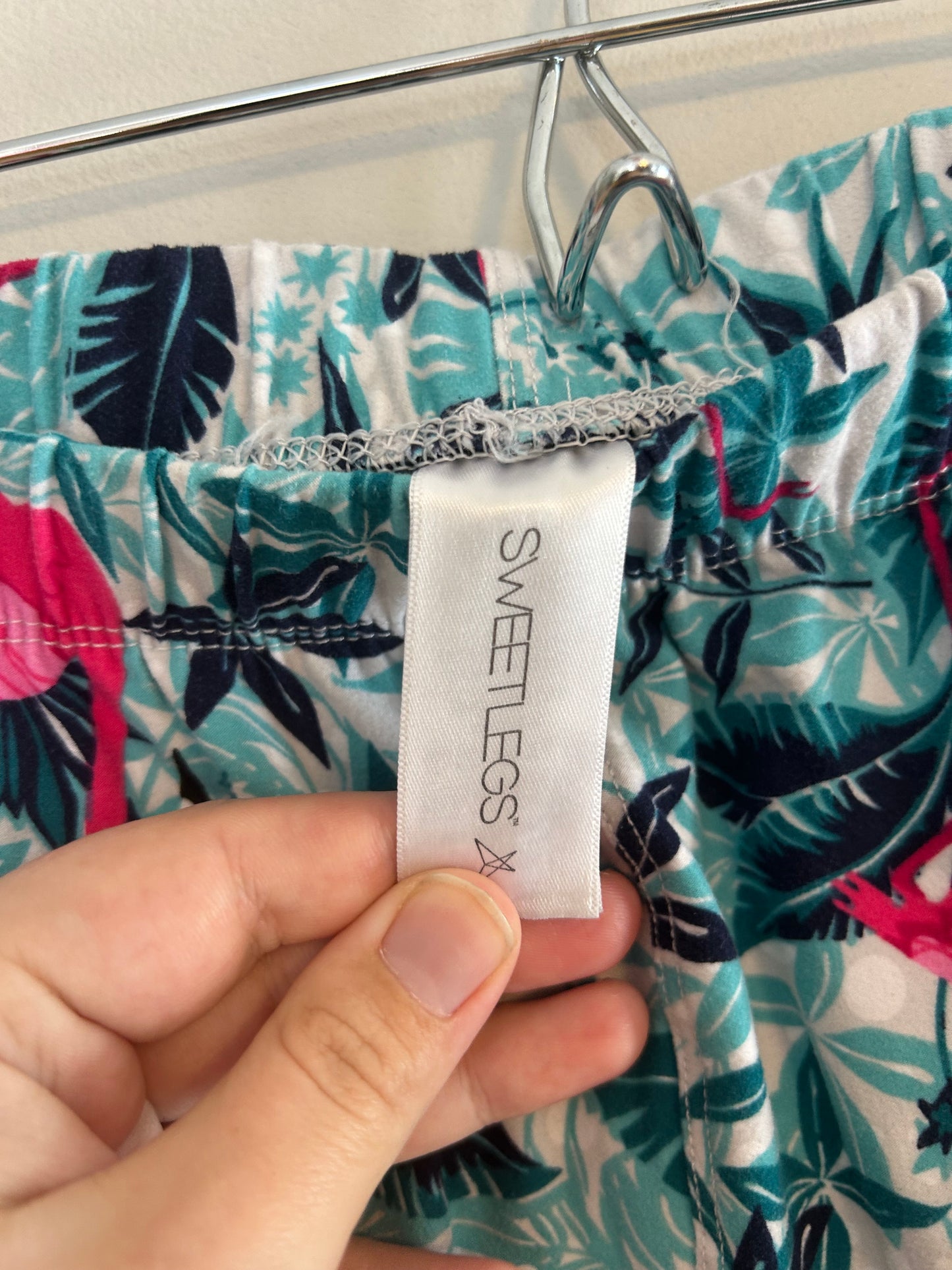 Sweetlegs plus 2 flamingo leggings