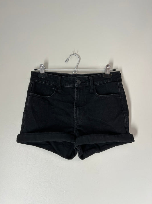 Old navy 4 black denim high waisted shorts