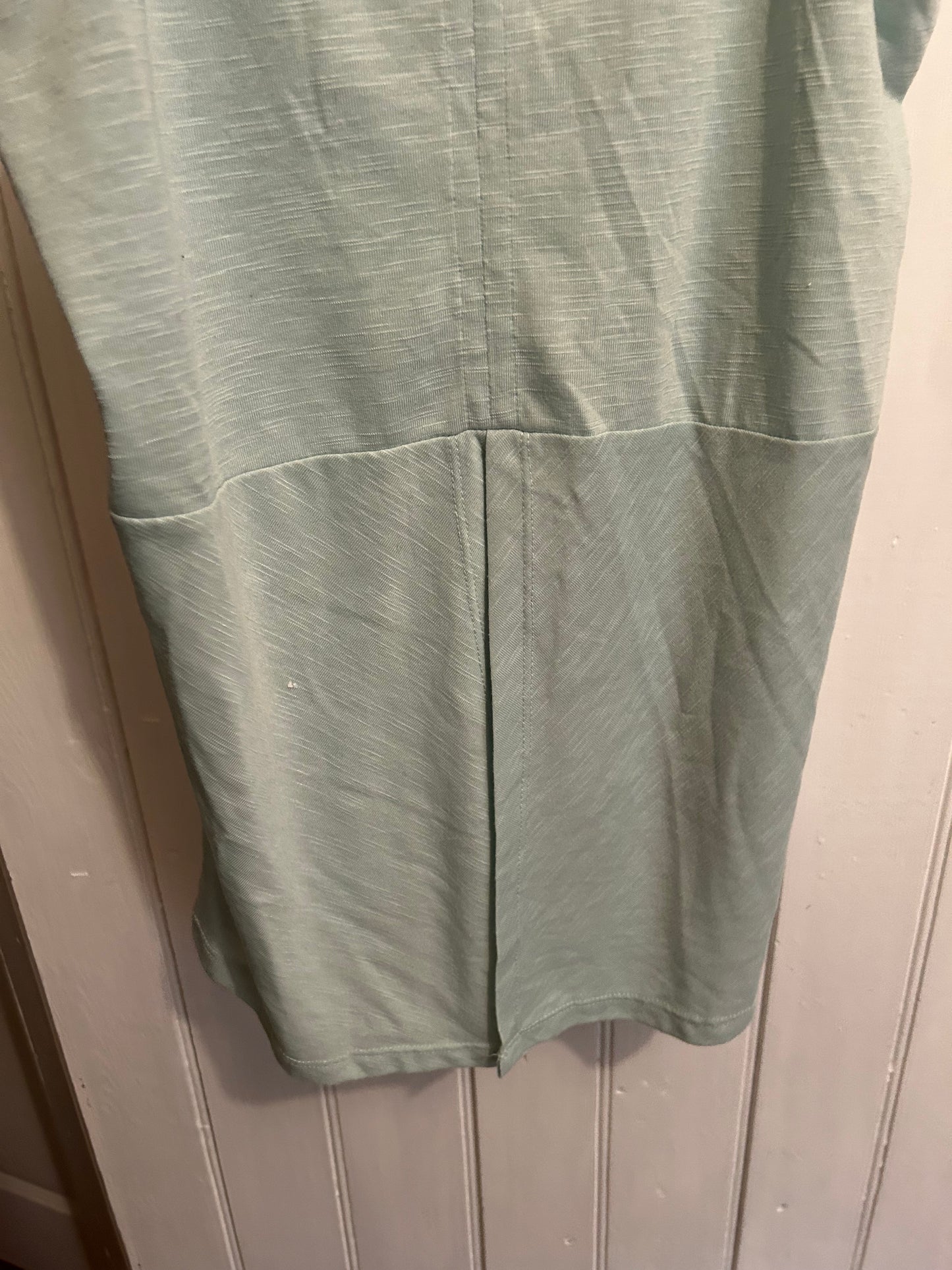 Dex small blue open back tank top