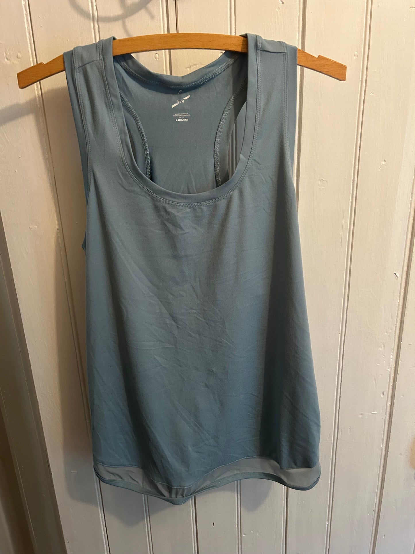 Head medium blue athletic tank top