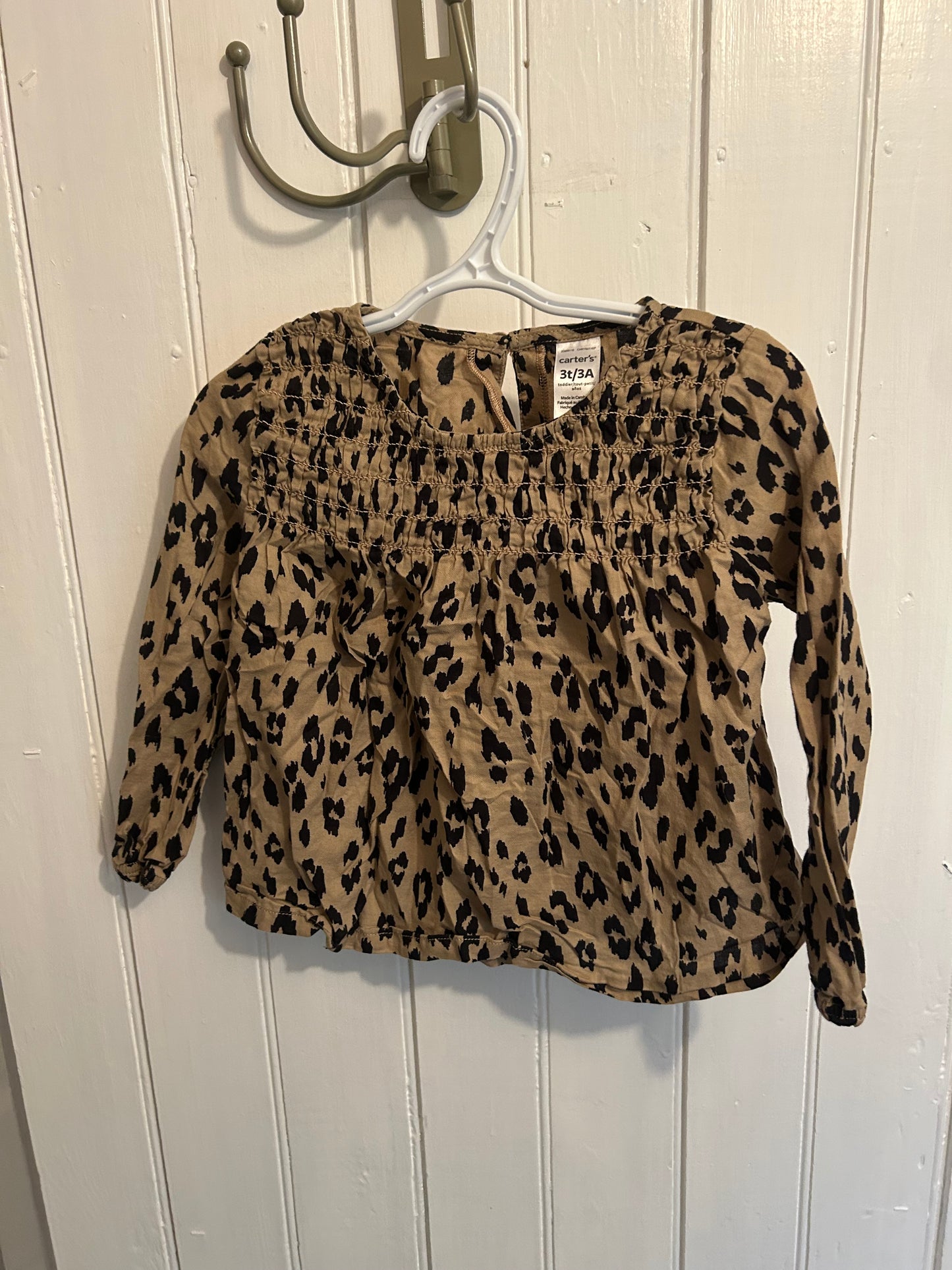 Carters 3t cheetah top