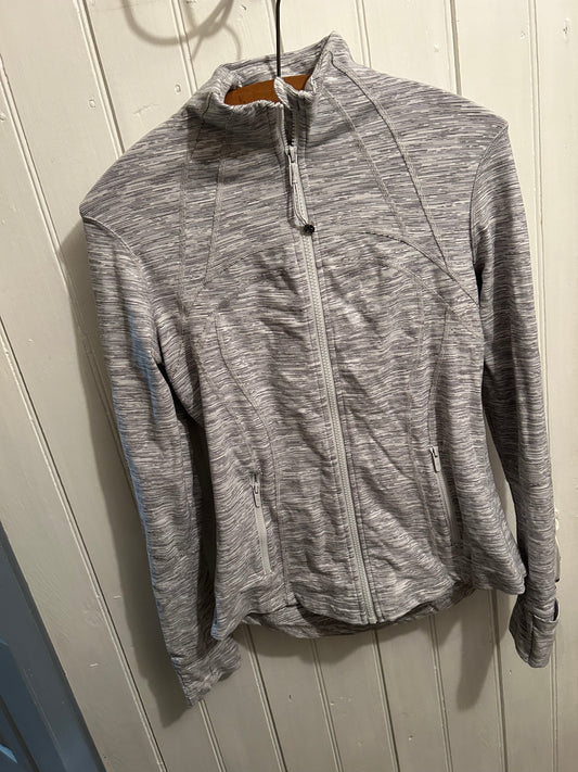Lululemon 8 grey lightweight zip up sweater