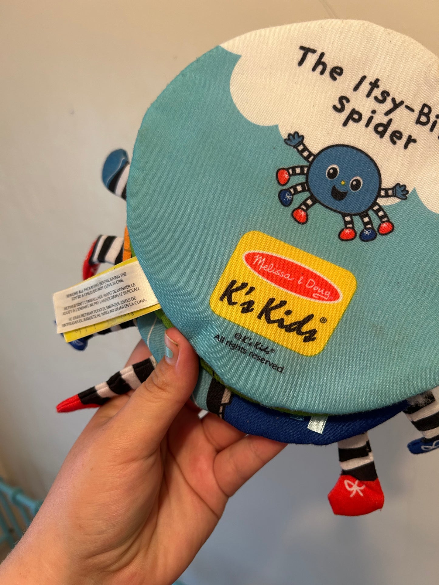 Melissa & Doug crinkle spider book