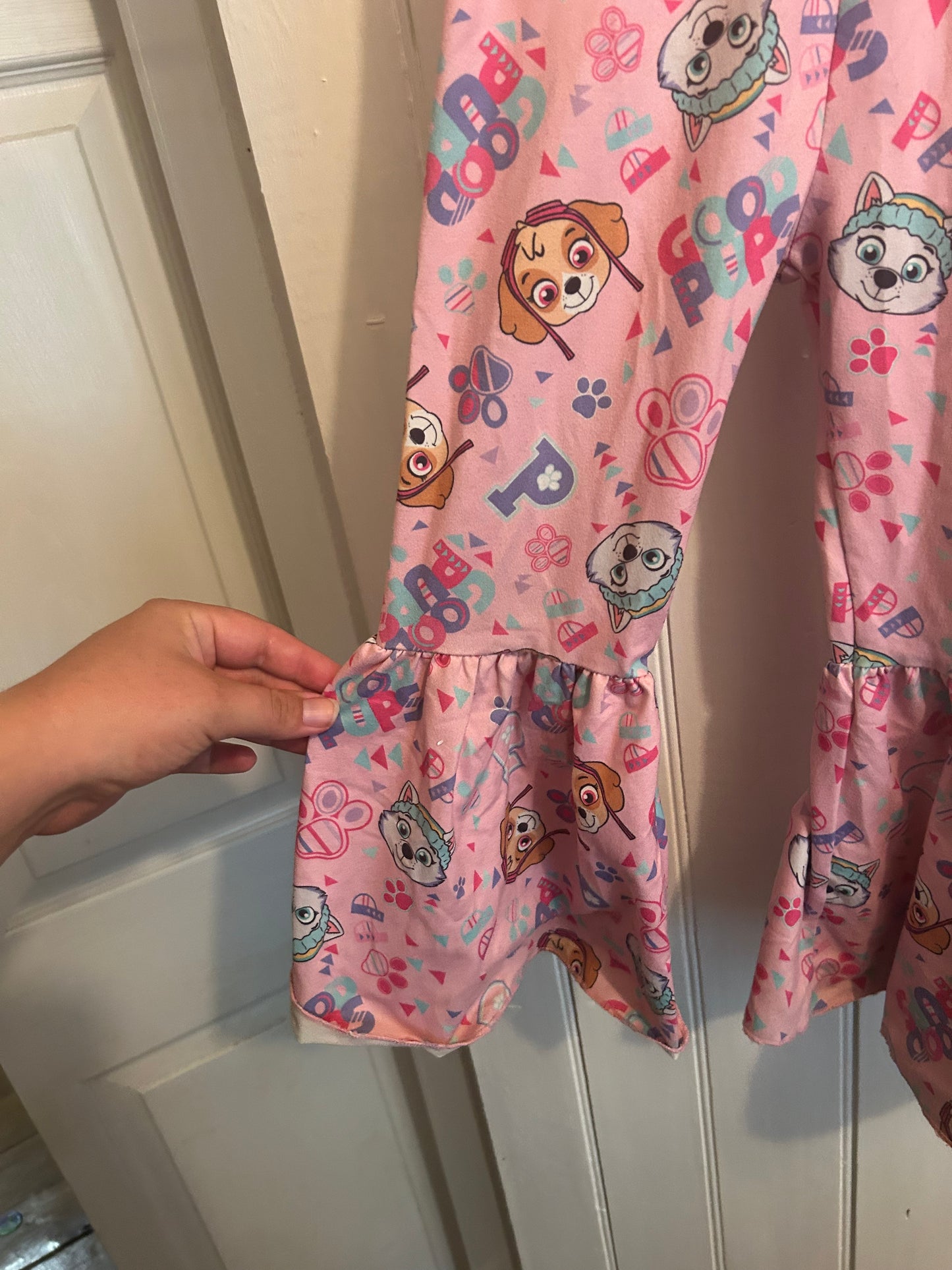 Small shop 3t pink paw patrol bell bottoms