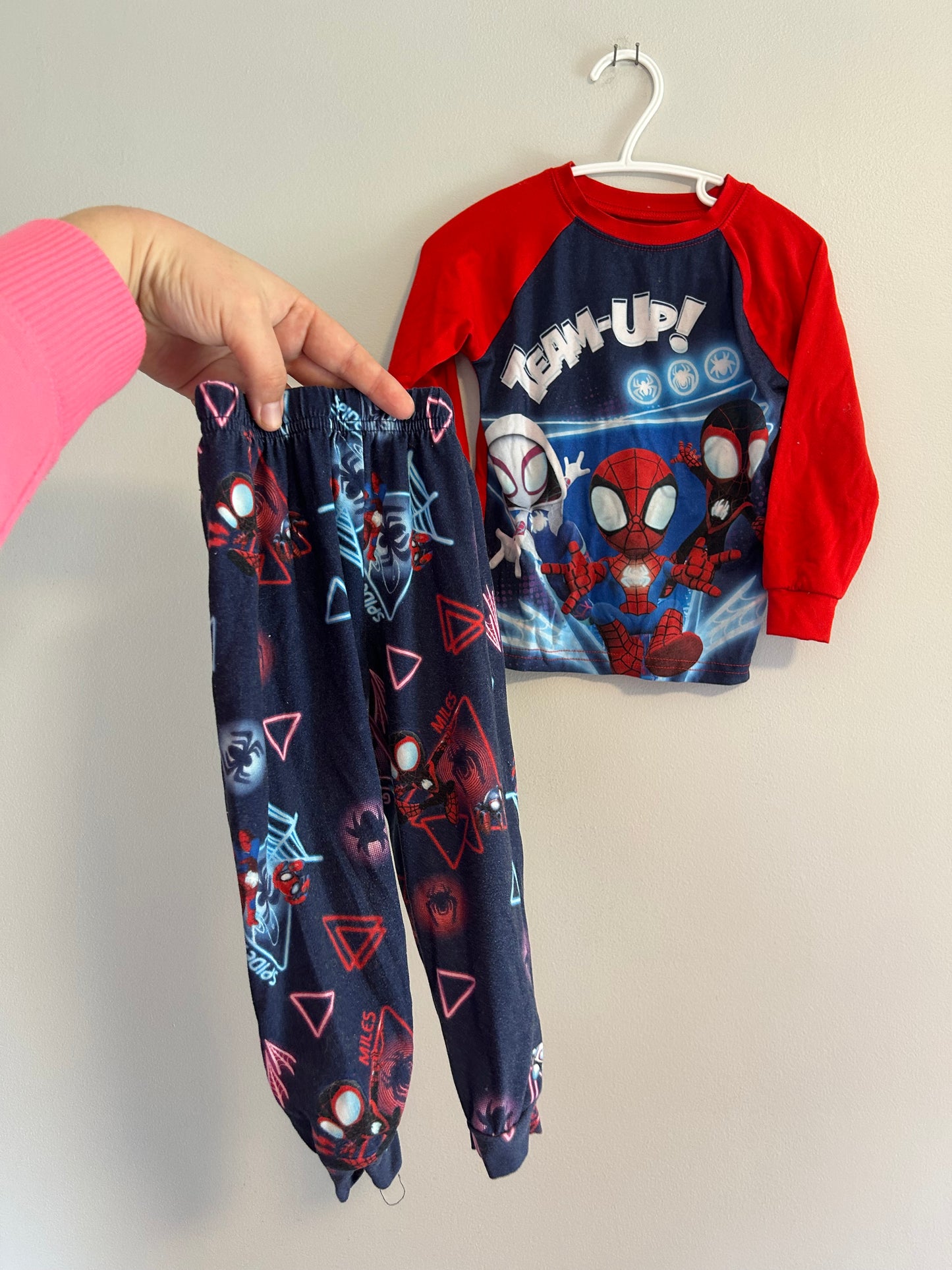 Spiderman 2t blue & red sleep awe