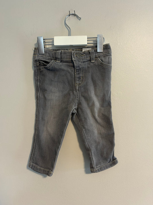 Joe fresh 6/12m grey straight leg jeans