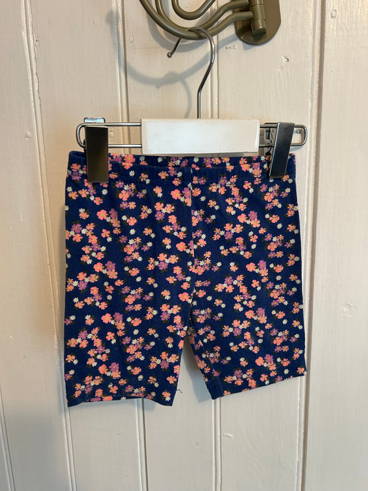Carters 18m pink & blue floral bike shorts