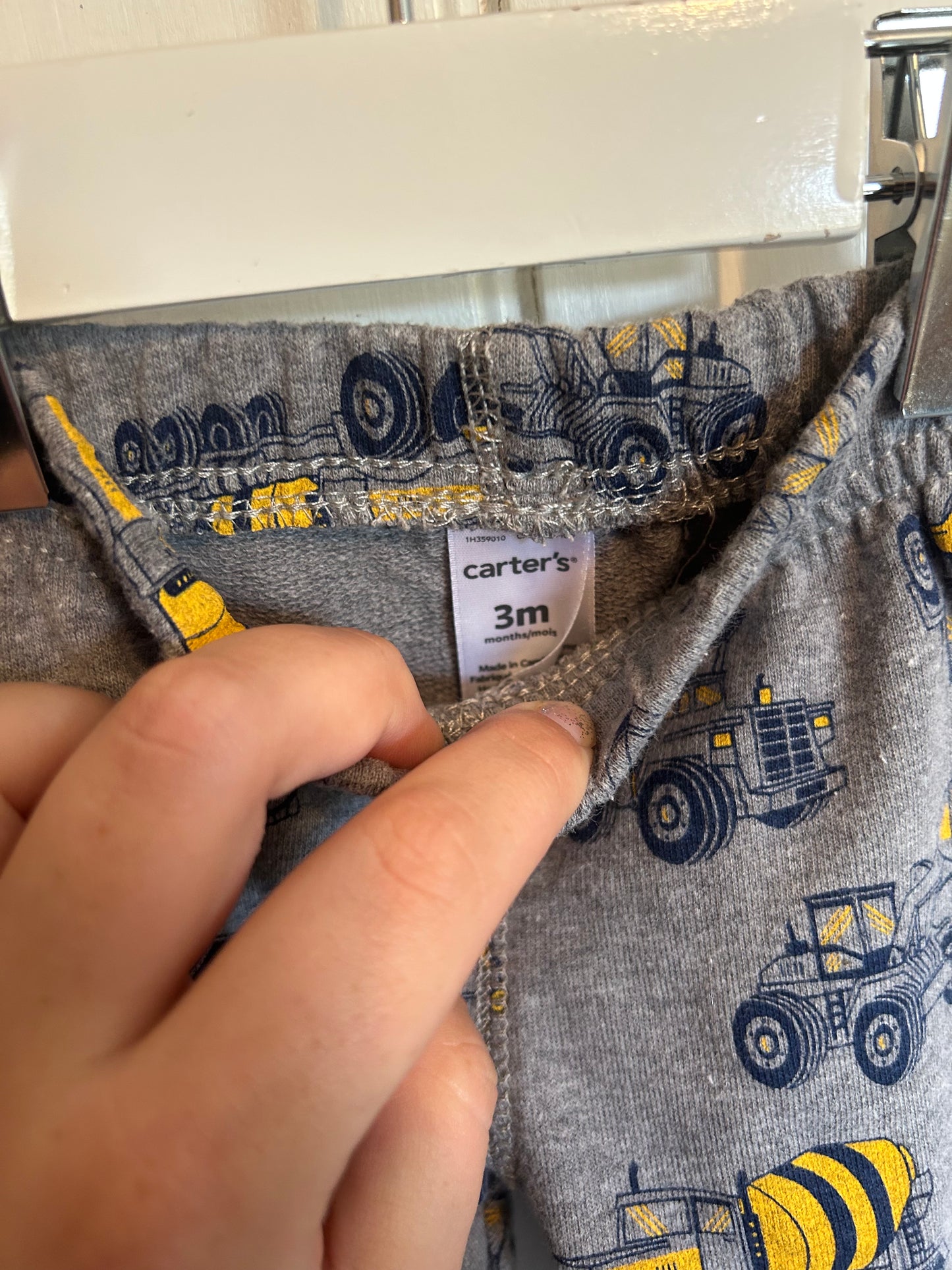 Carters 3m grey construction joggers