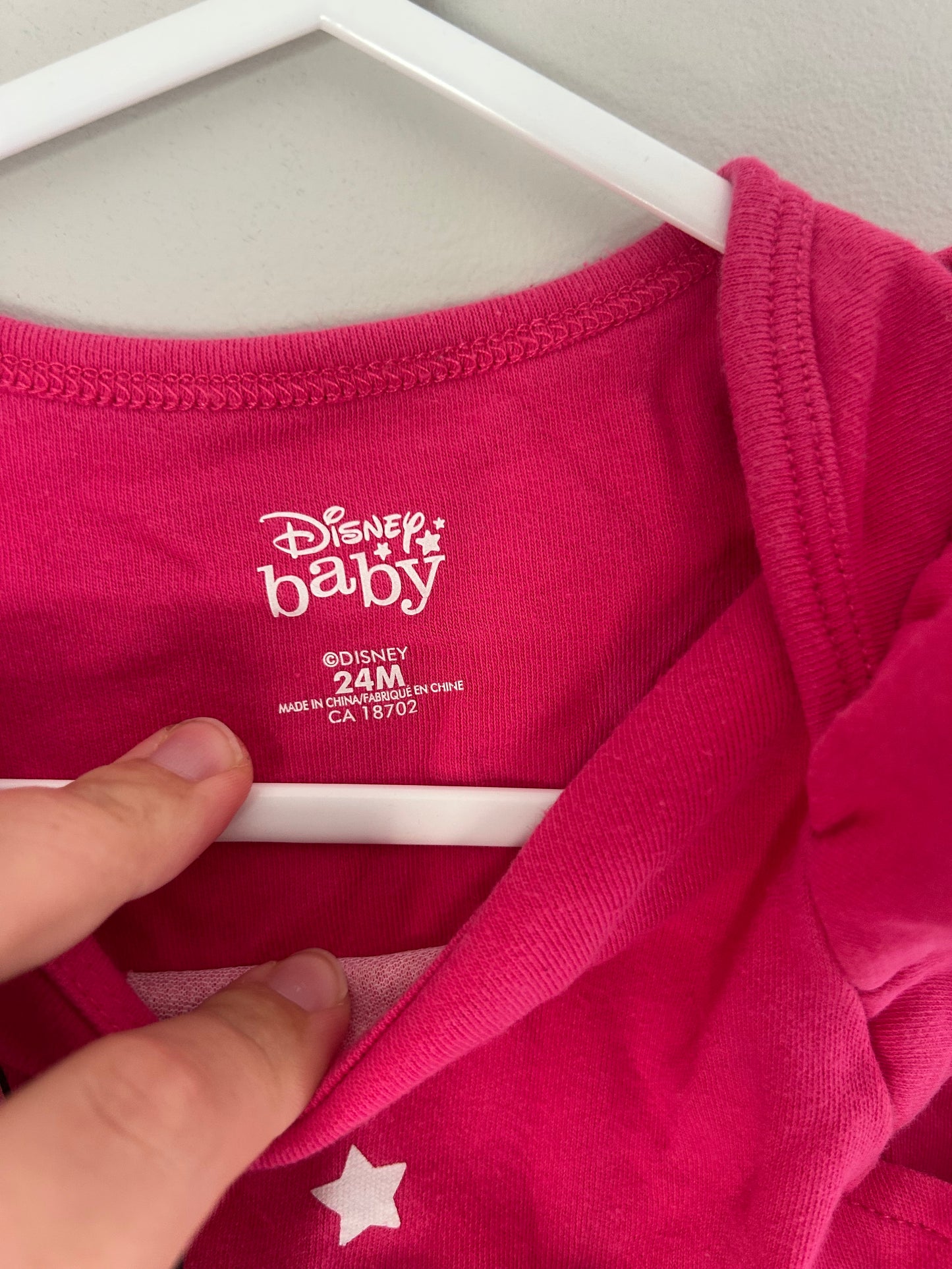 Disney 24m pink Minnie romper