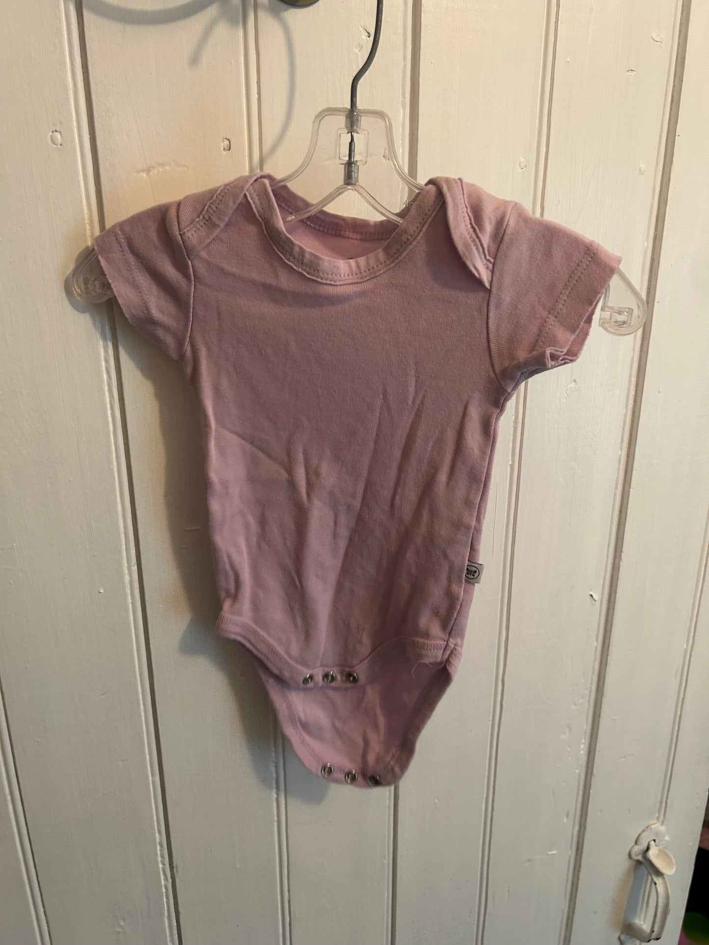 Honest 0/3m purple onesie