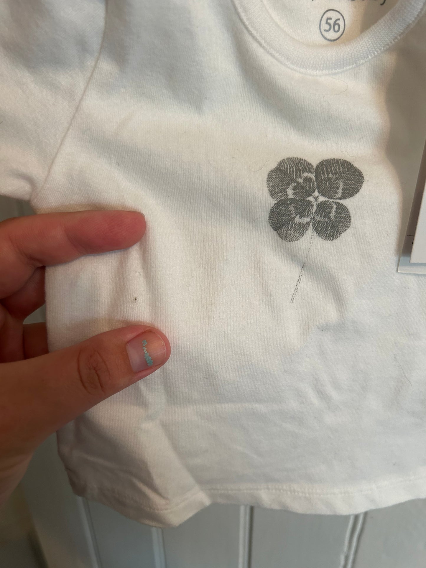 NEW Noppies 1/2m white flower long sleeve top