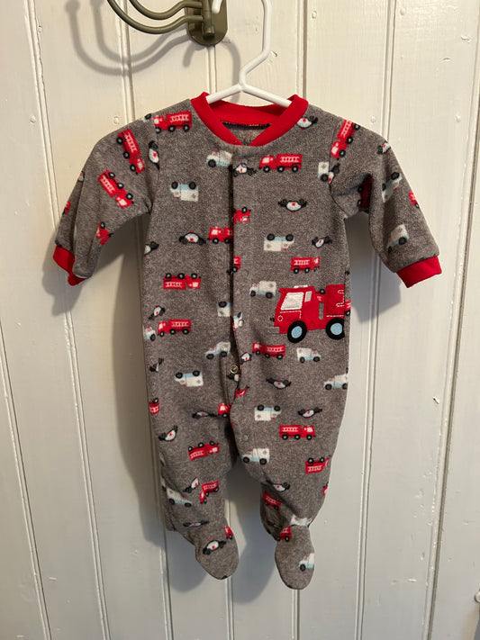 Carters 0/3m first responders fleece sleeper