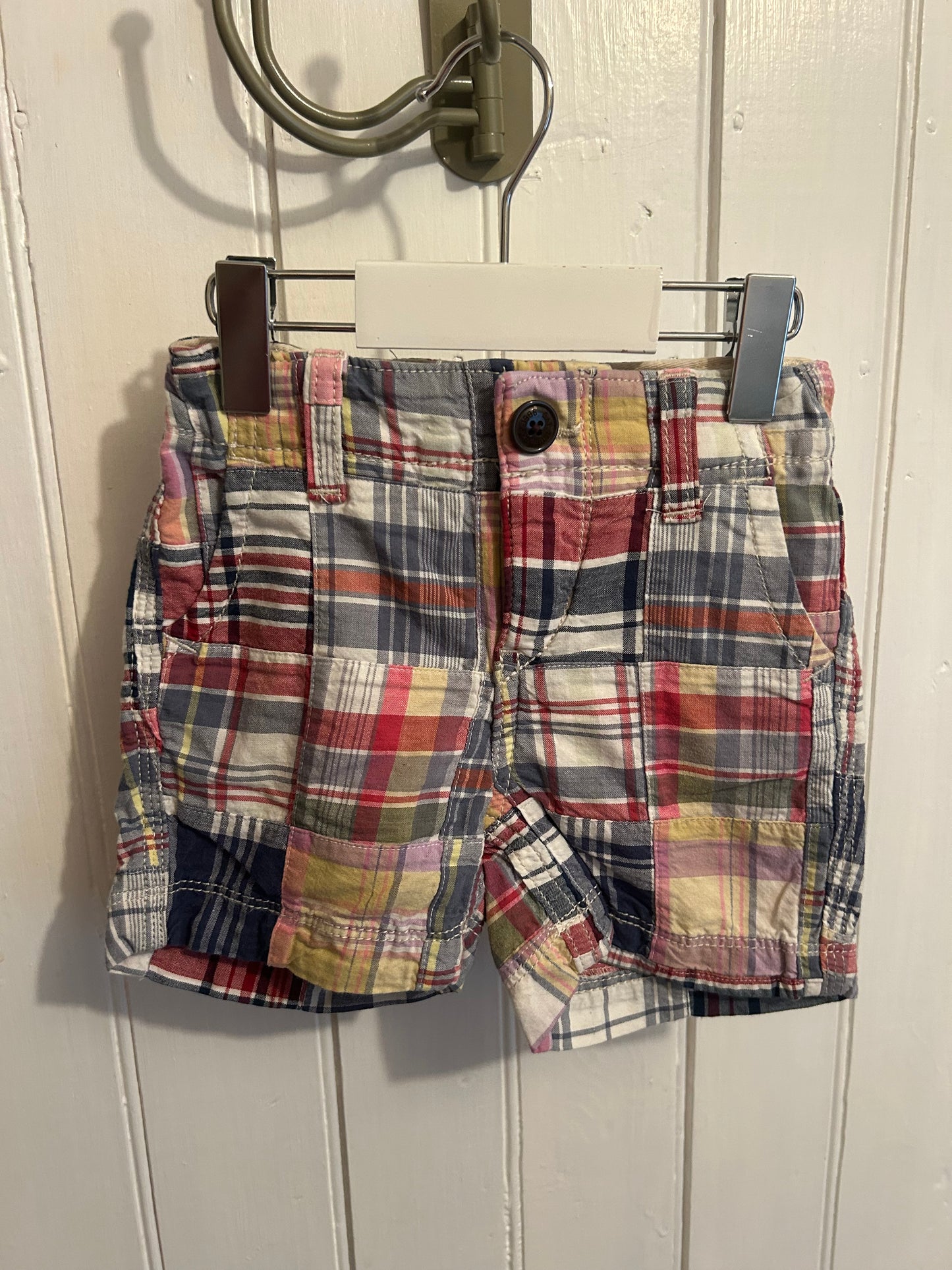 Gap 12/18m plaid shorts