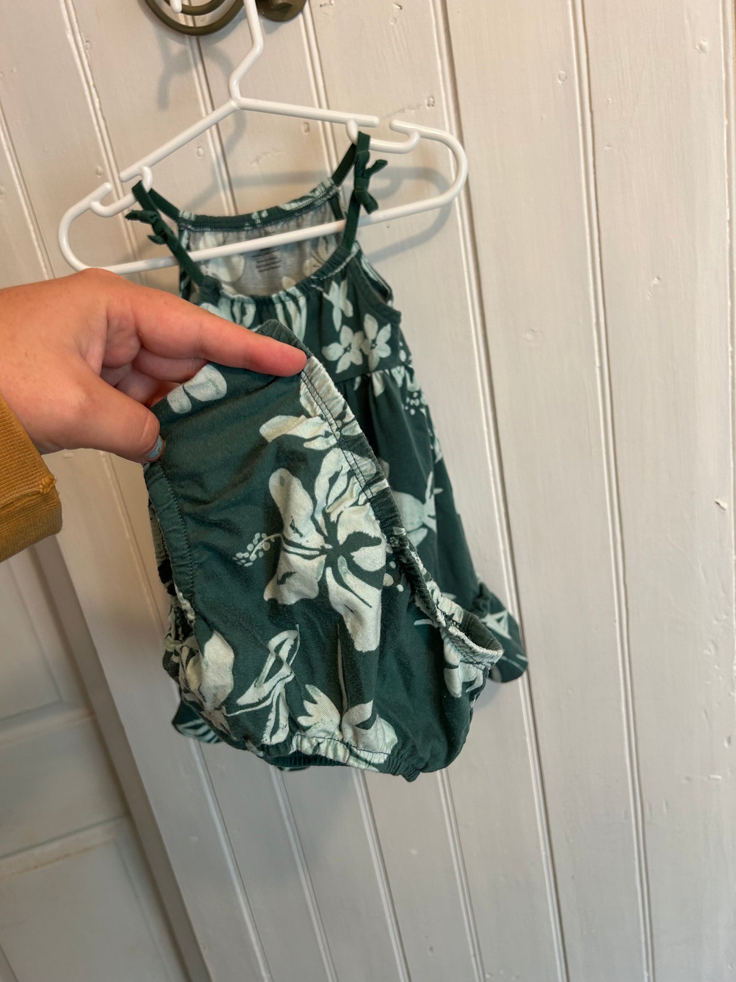 Carters 18m green floral dress