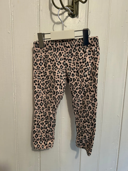 Oshkosh 2t glitter cheetah leggings