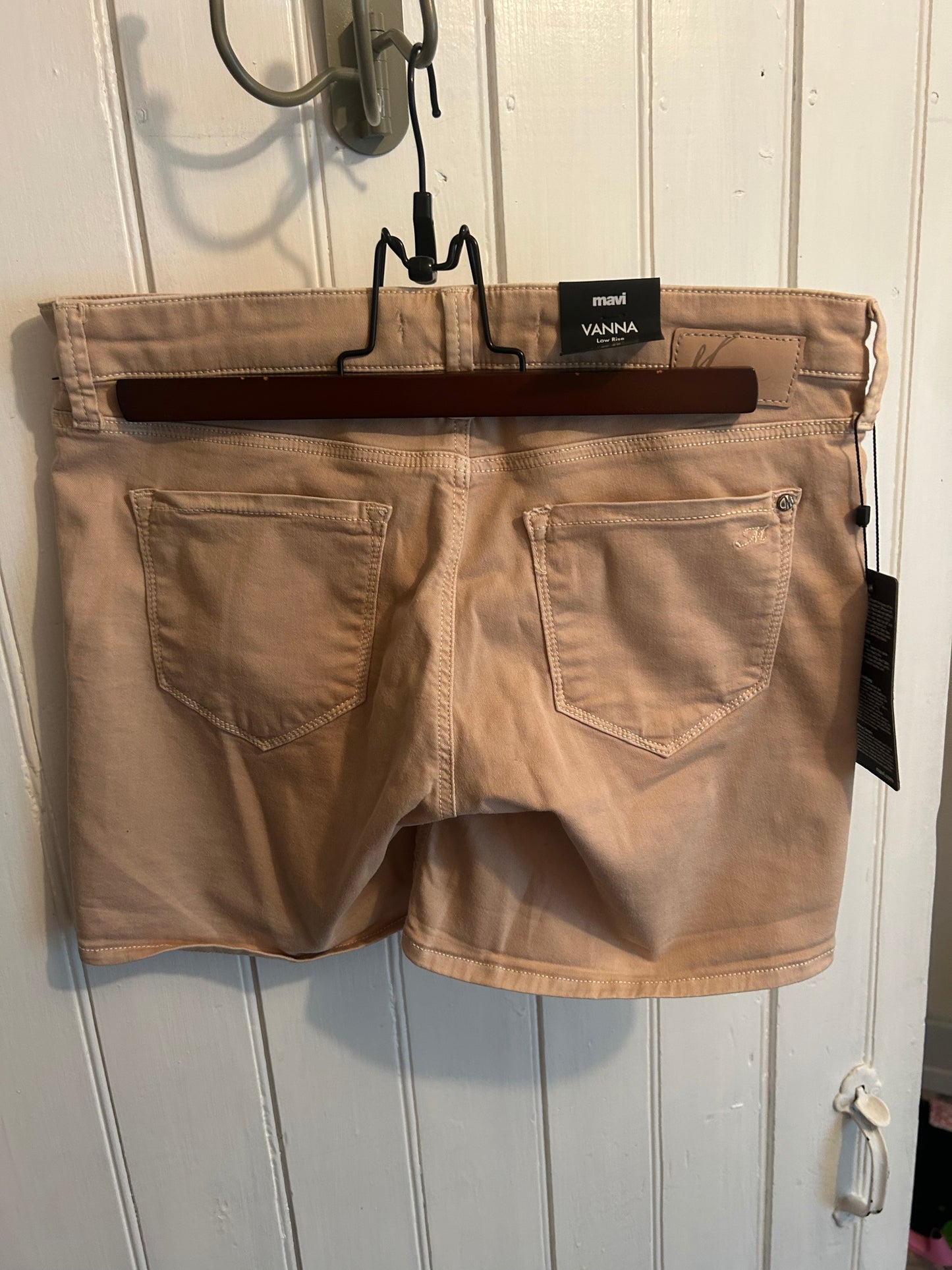 NEW Mavi 28 pinkish-tan low rise denim shorts