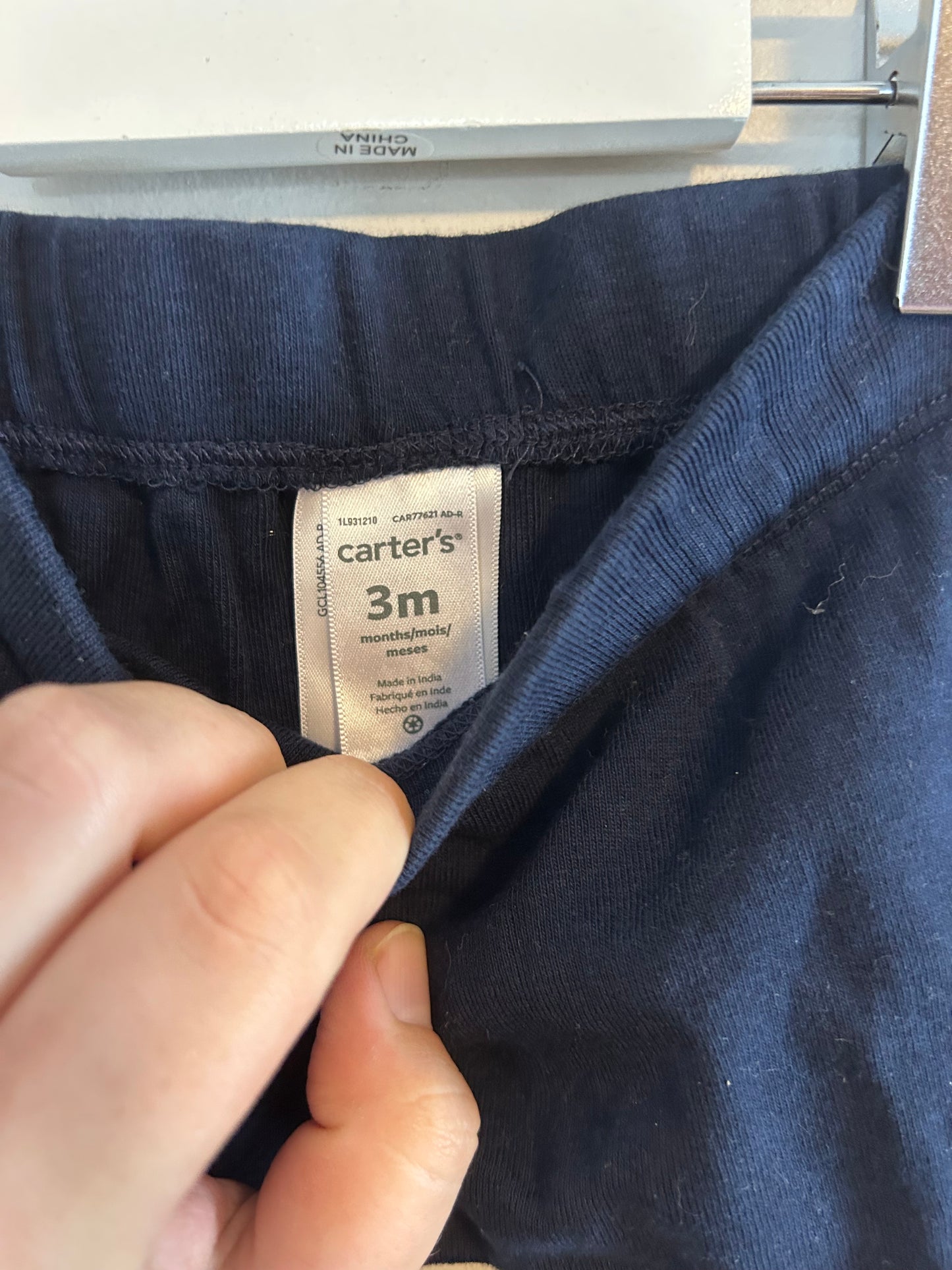 Carters 3m navy pants