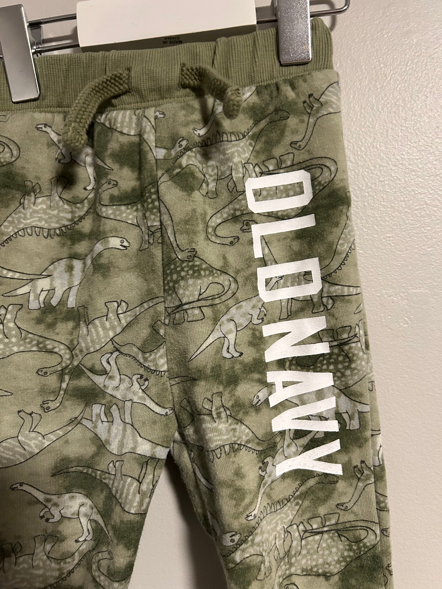 Old navy 18/24m green Dino joggers