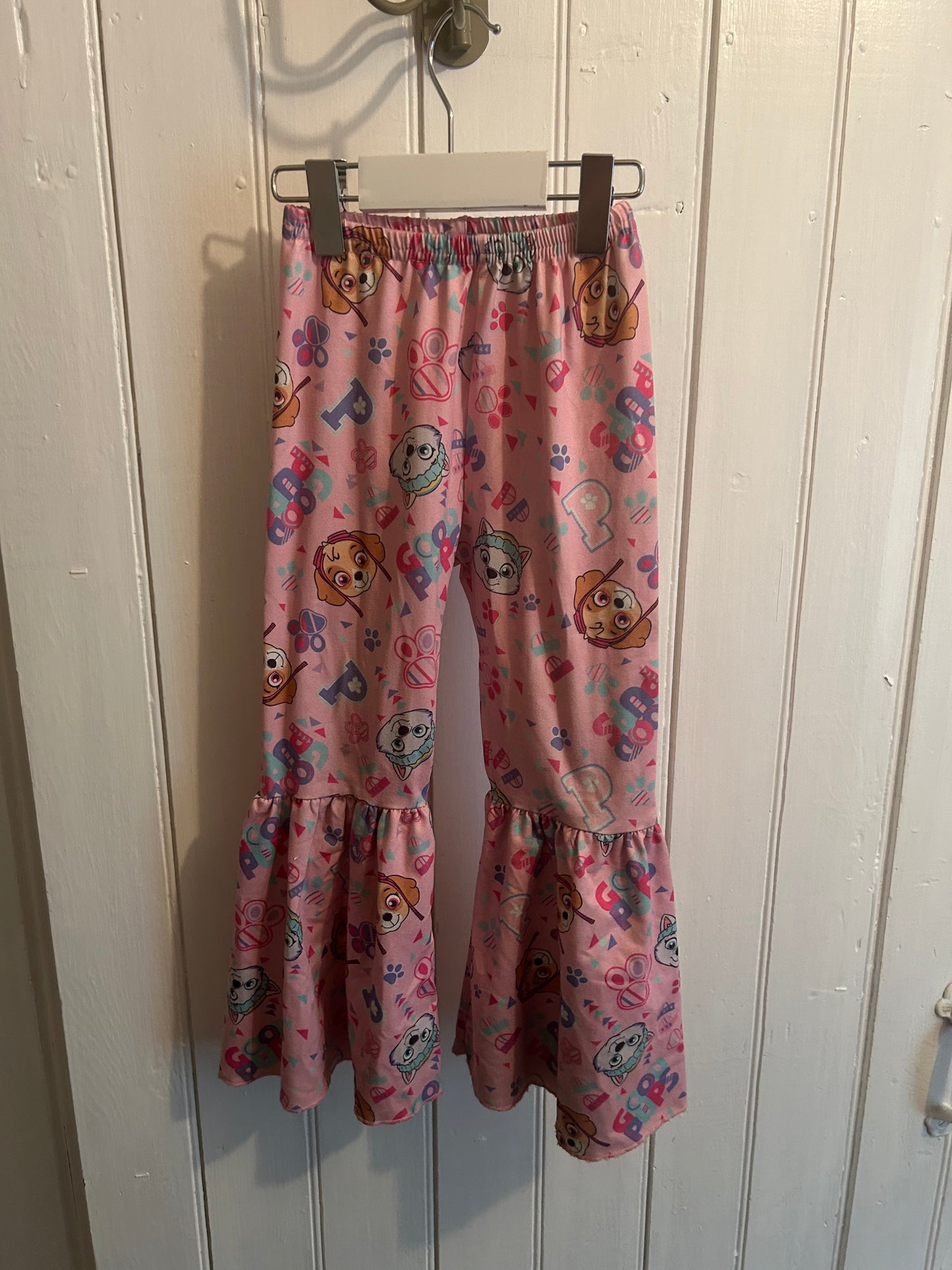 Small shop 3t pink paw patrol bell bottoms