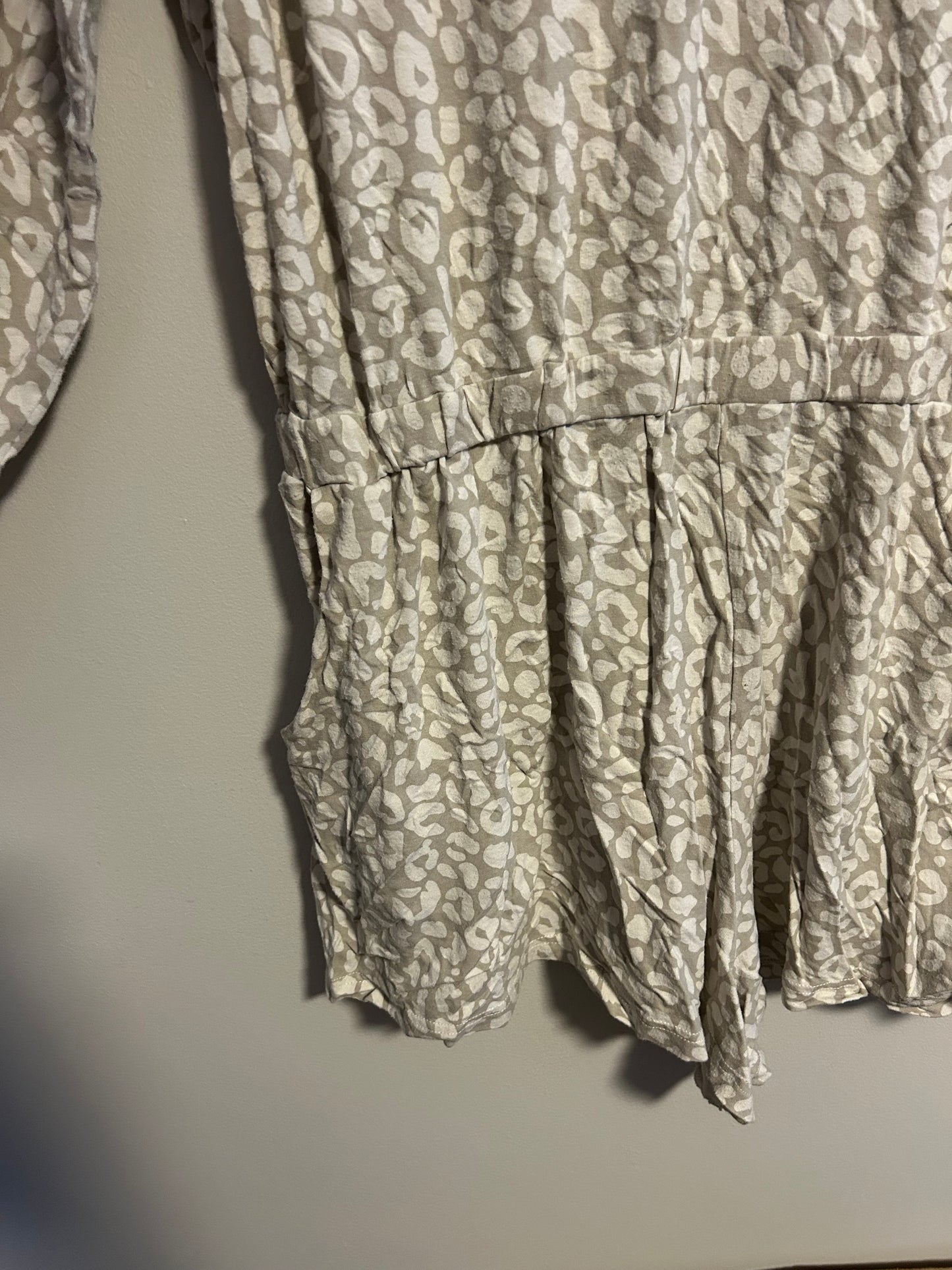 Smash & Tess large grey cheetah romper