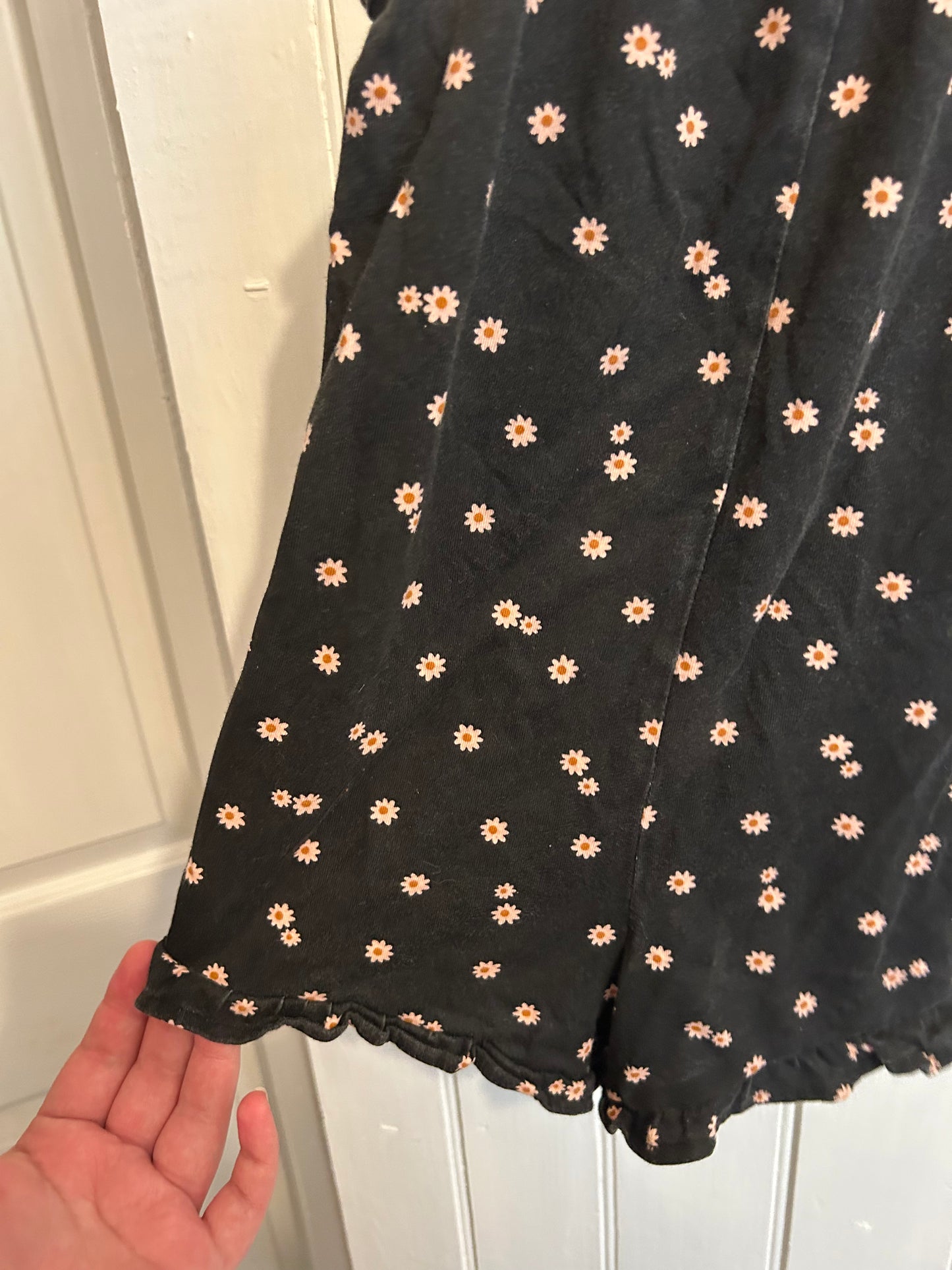 Children’s place 3t black & pink floral romper