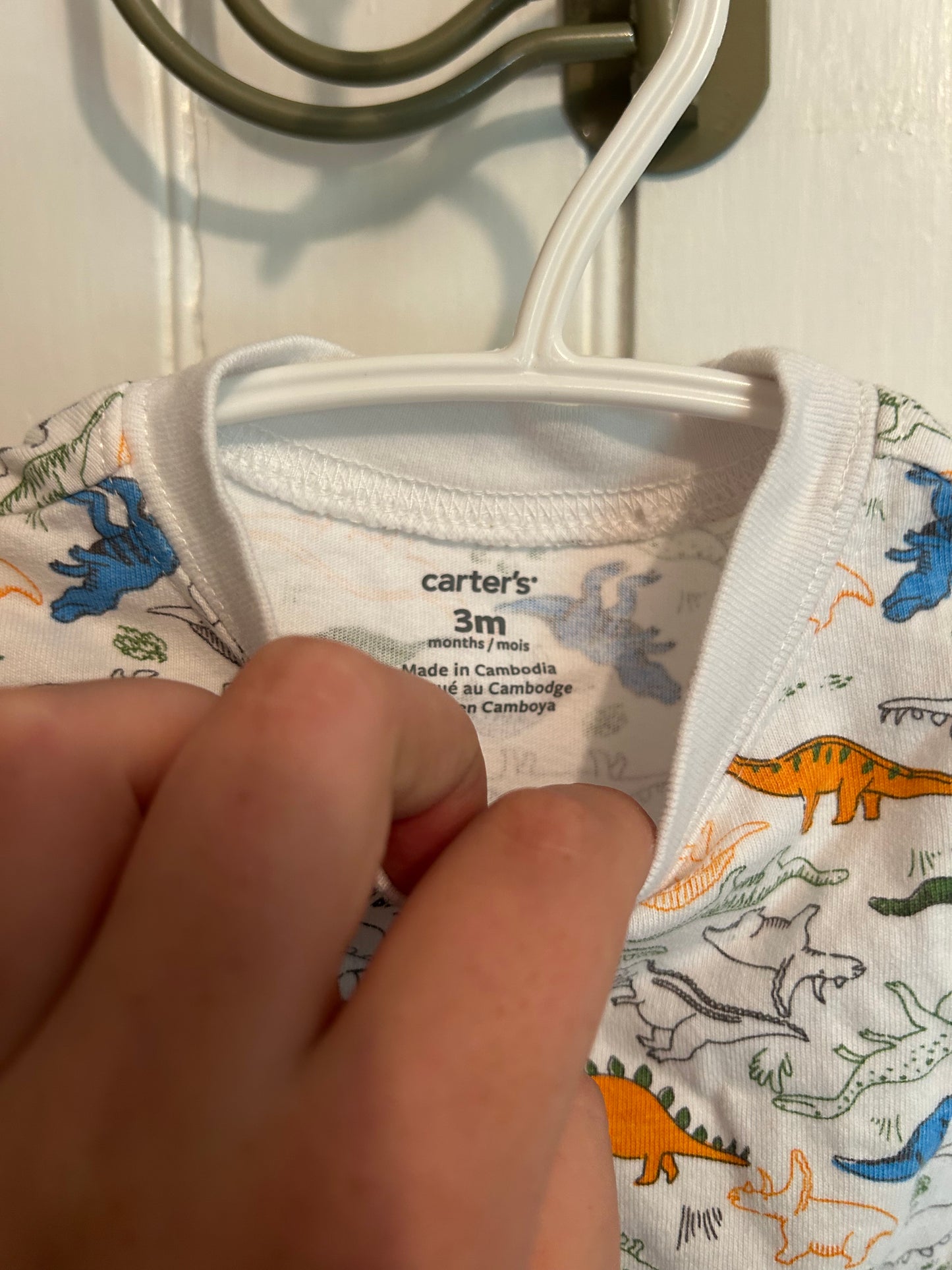 Carters 3m Dino tshirt