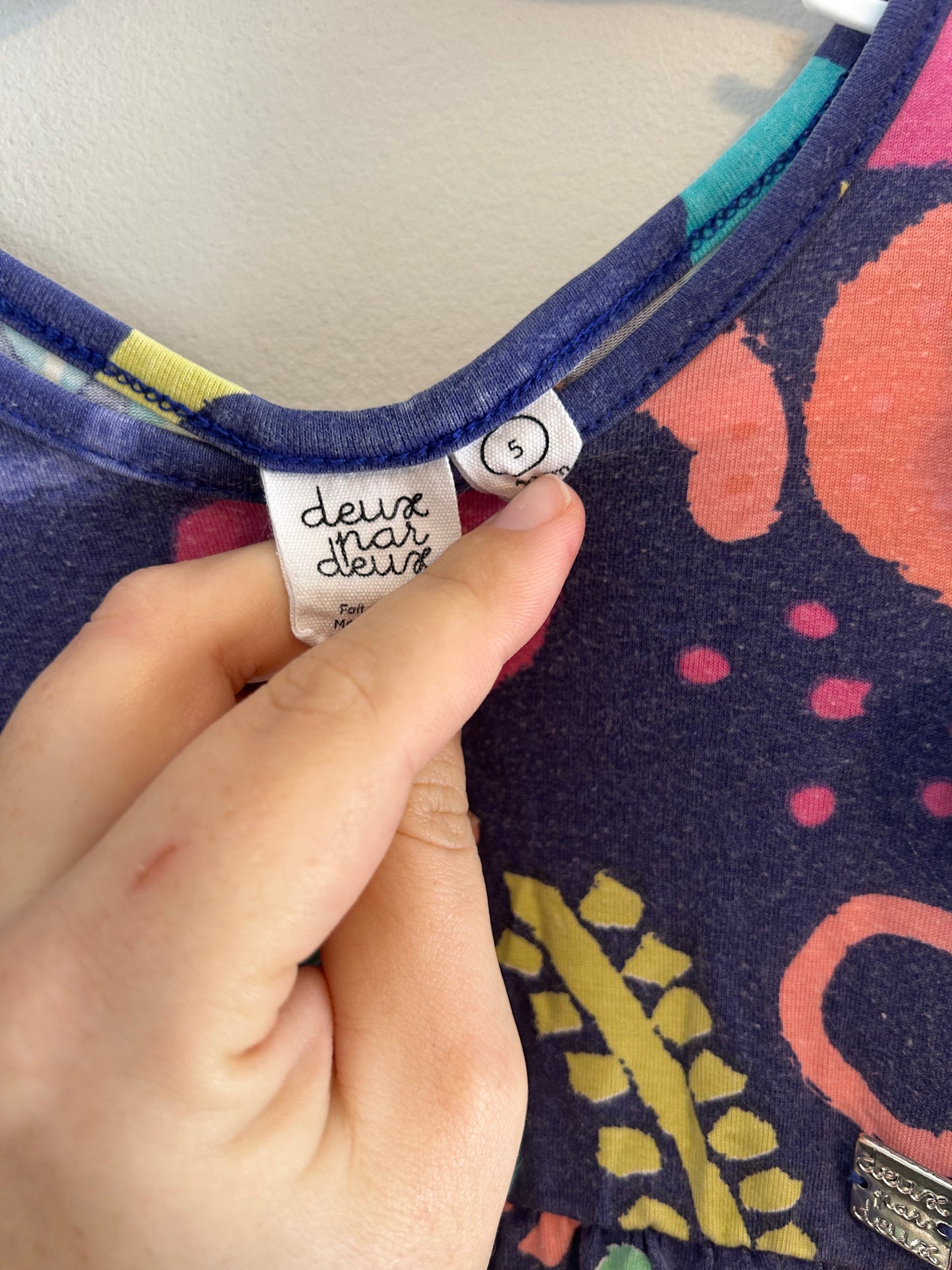 Deux par deux youth 5 colourful dress