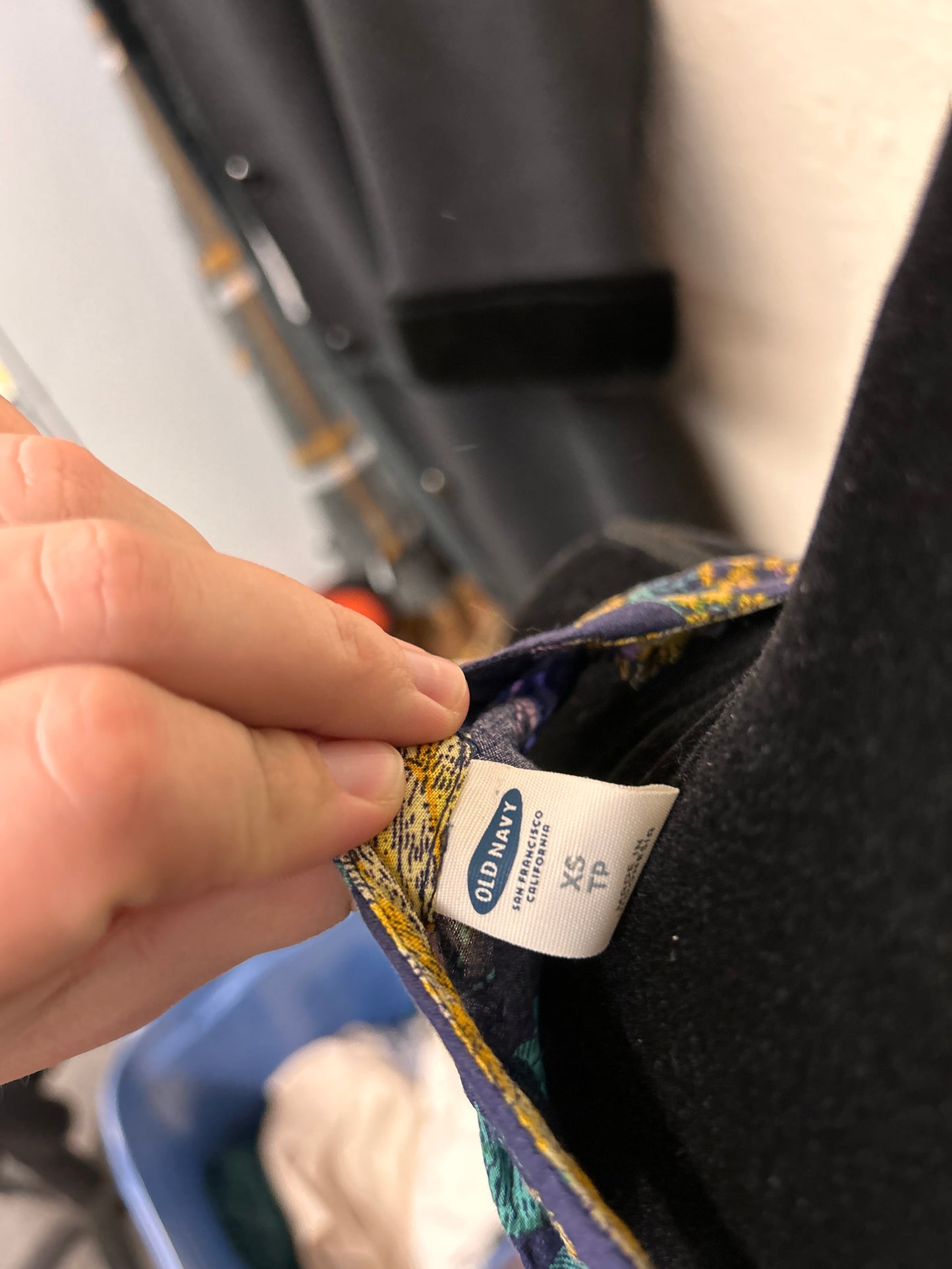 Old navy xs purple floral tank top