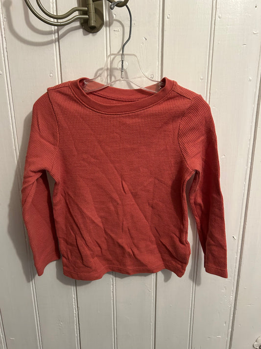 Old navy 3t pink waffle knit top