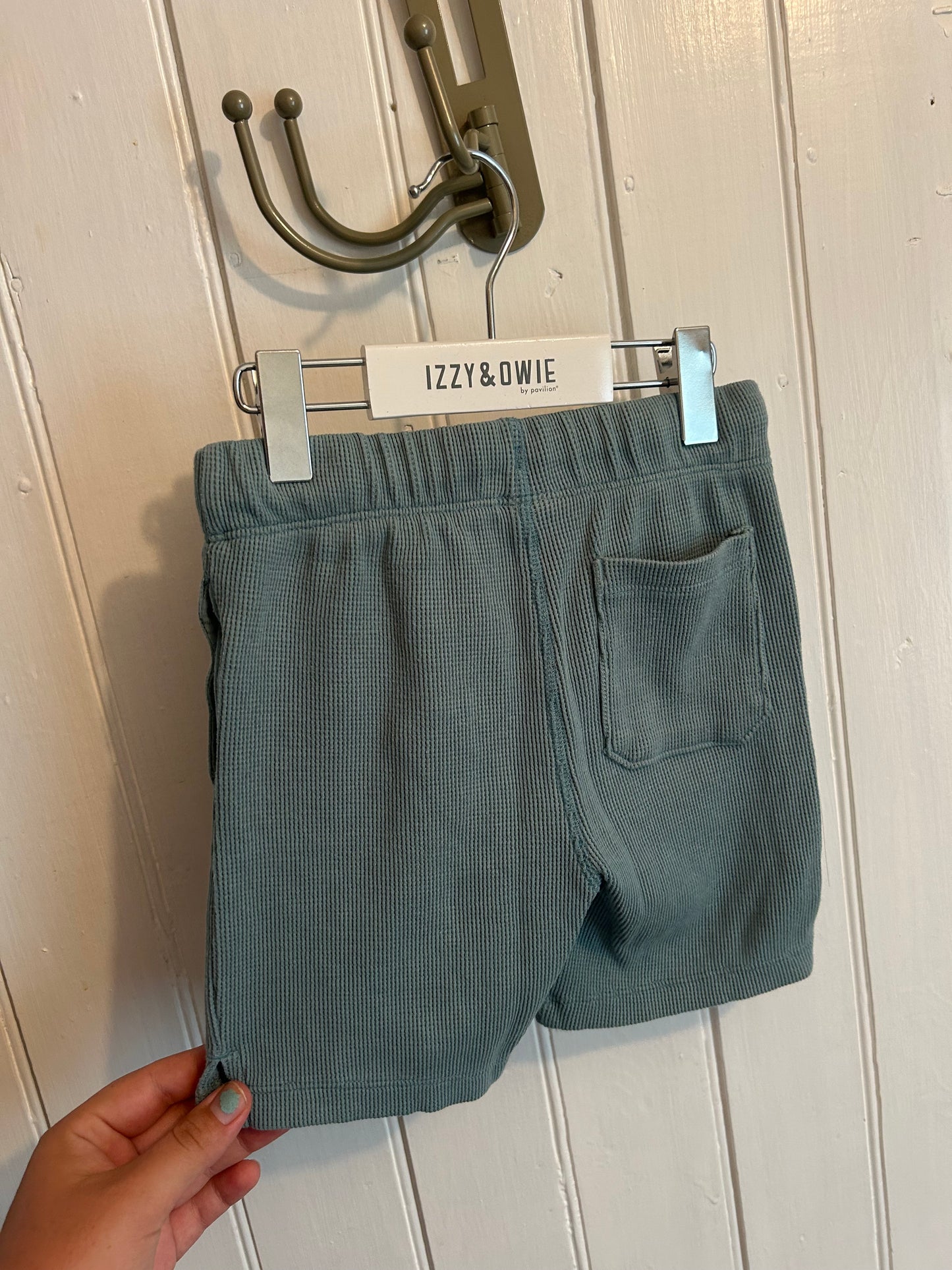 Old navy 3t blue waffle knit shorts