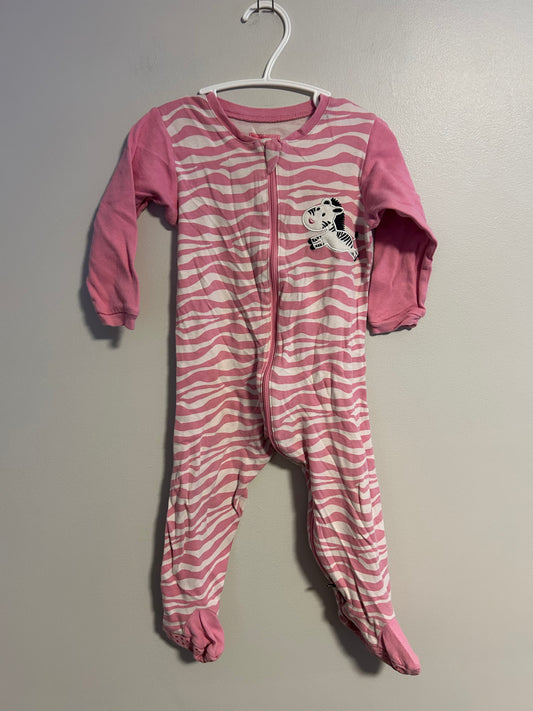 Tuffy 12m pink zebra sleeper