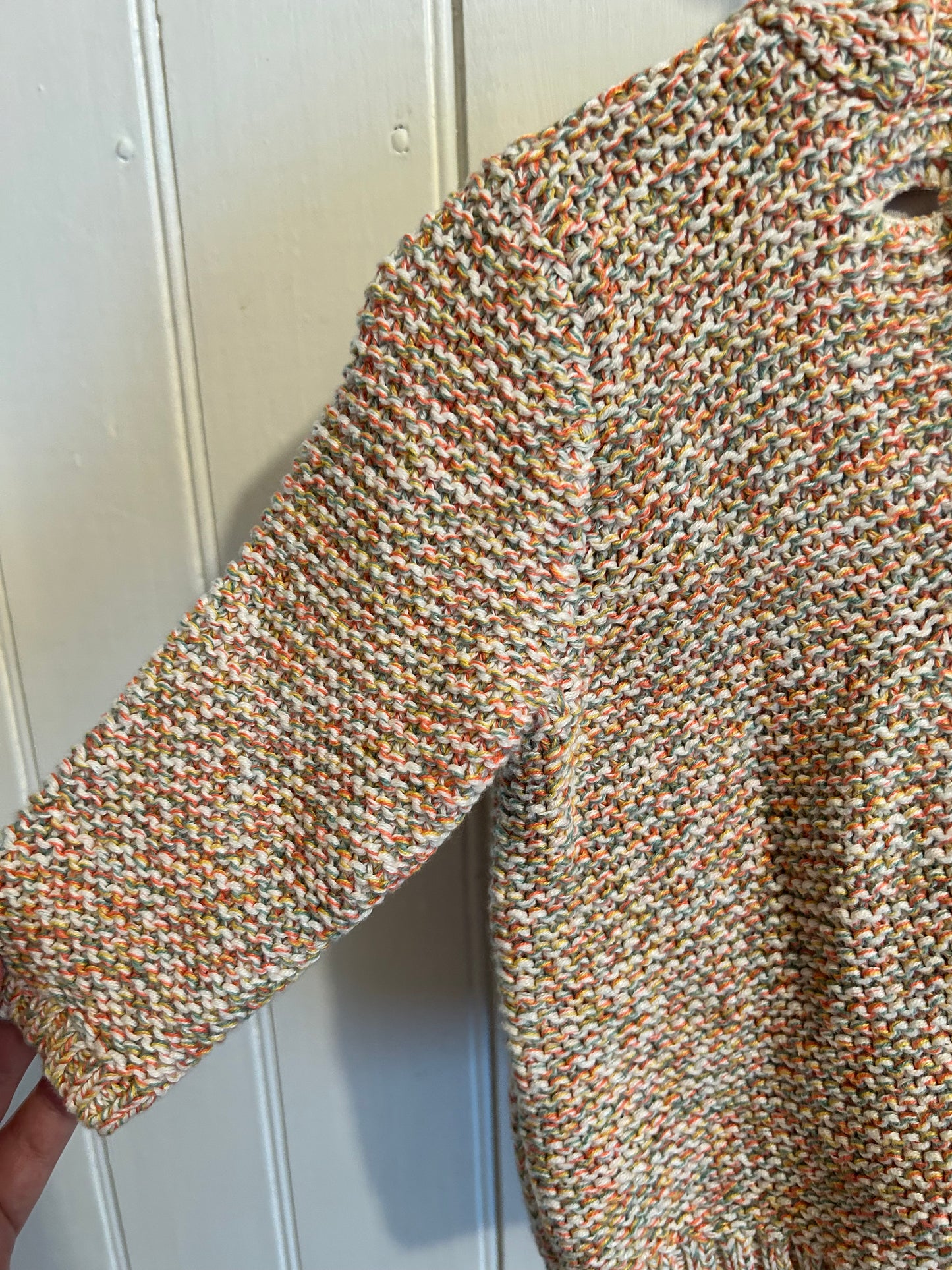 Old navy 3/6m pastel knit cardigan