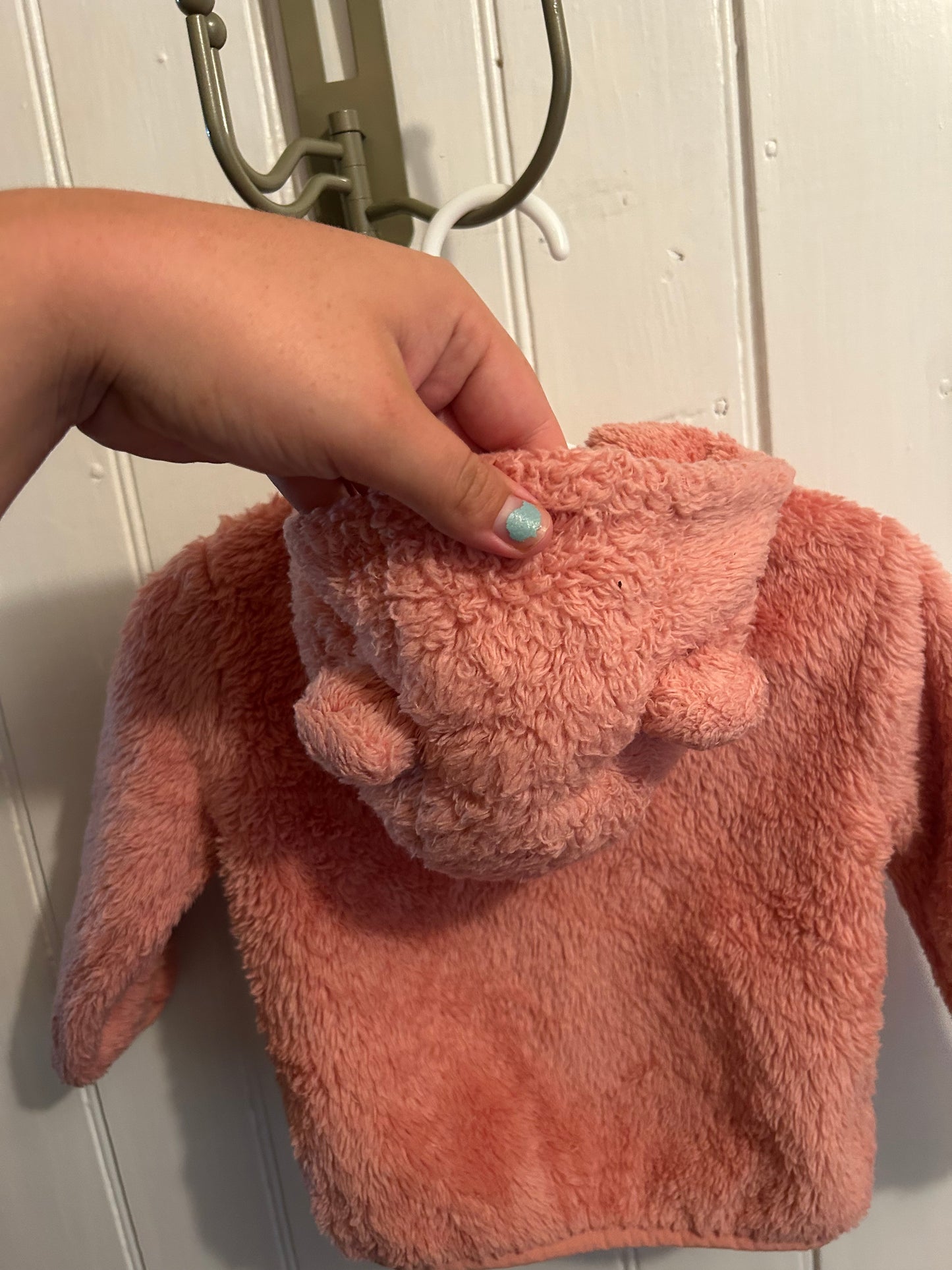 Old navy 6/12m pink Sherpa sweater