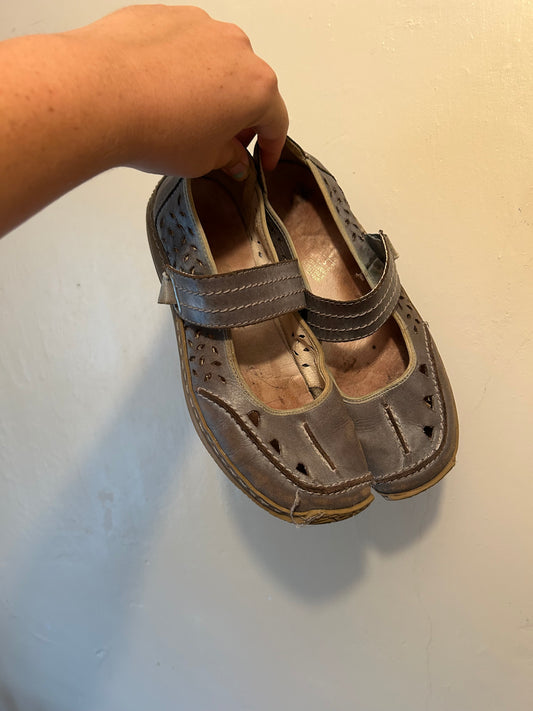 Rieker eu 39 us 8.5 blue leather mary Jane shoes